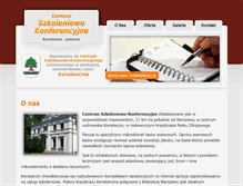 Tablet Screenshot of konstancin-jeziorna.konferencje-arm.pl